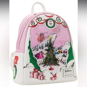 Loungefly DR Seuss Grinch who stole Christmas LENTICULAR Scene Mini Backpack NEW